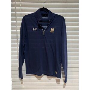 Under Armour Navy Midshipmen 1/4 Zip Pullover - Size‎ S